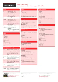 HAML Cheat Sheet by Specialbrand