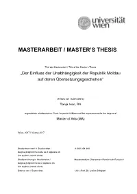 Masterarbeit / Master's Thesis