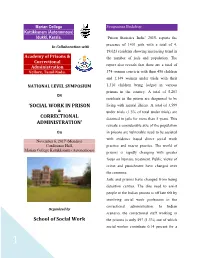 Social Work in Prison Correctional Administration