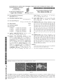 WO 2014/121298 A2 7 August 2014 (07.08.2014) P O P C T