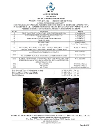 Of 77 OPEN E-TENDER TSV Services CIN No