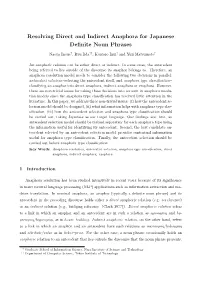Resolving Direct and Indirect Anaphora for Japanese Definite