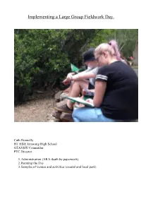 Implementing a Large Group Fieldwork Day