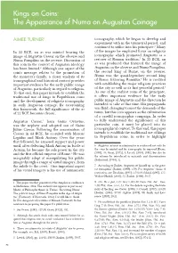 Kings on Coins: the Appearance of Numa on Augustan Coinage