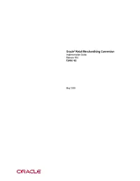 Merchandising Data Conversion Implementation Guide