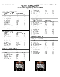 Performance List