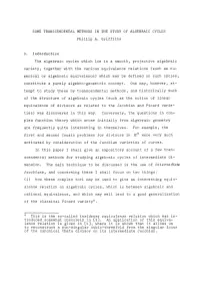 Some Transcendental Methods in the Study of Algebraic Cycles