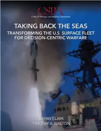 Taking Back the Seas Transforming the U.S