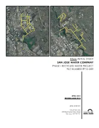 Final Initial Study San Jose Water Company Phase I Recycled Water Project File Number Pp10-089