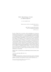 The Business Cycle: a Definition