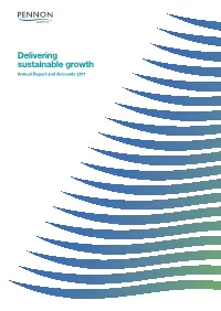 Delivering Sustainable Growth Annual Report and Accounts 2011 Introduction