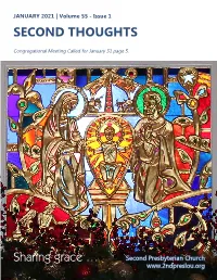 JANUARY 2021 | Volume 55 - Issue 1 SECOND THOUGHTS
