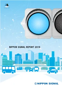 Nippon Signal Report 2019 Report Signal Nippon