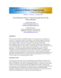 Non-Holonomic Robotic Control Using the Basicx-24P Microcontroller