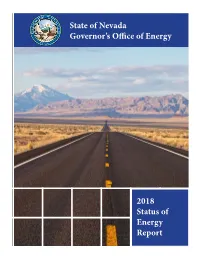 2018 State of Nevada Status of Energy Report