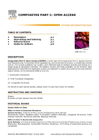 Composites Part C: Open Access