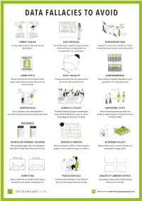 Data Fallacies to Avoid