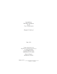 Groundwater Modeling Calculation for the Cone of Depression
