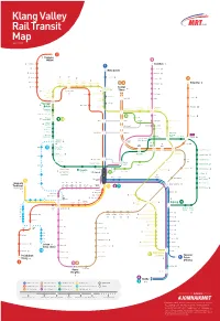 Klang Valley Rail Transit Map April 2020