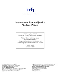 Political Theory and Jurisprudence in Gentili's De Iure Belli