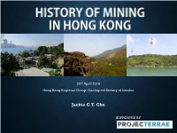 History of Mining in Hong Kong
