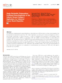 Single Nucleotide Polymorphism Facilitated Downregulation of The