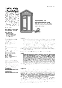 Chelicerata: Arachnida)