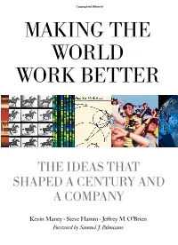 Making the World Work Better