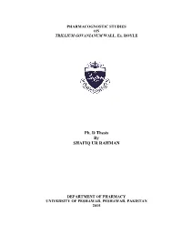 Ph. D Thesis by SHAFIQ UR RAHMAN