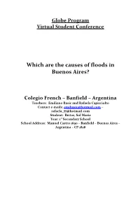Which Are the Causes of Floods in Buenos Aires?