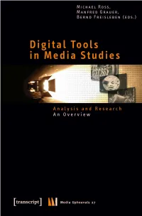 Digital Tools in Media Studies