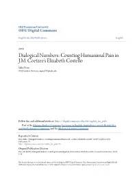 Dialogical Numbers: Counting Humanimal Pain in J.M
