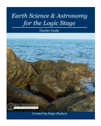 Earth Science & Astronomy for the Logic Stage