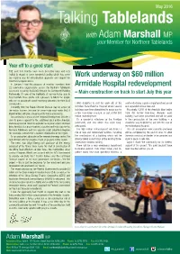 Talking Tablelands with Adam Marshall MP Your Member for Northern Tablelands