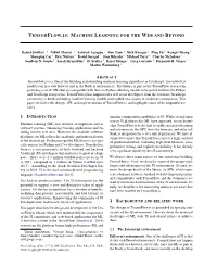 Tensorflow.Js: Machine Learning for the Web and Beyond Via Frameworks Like Electron