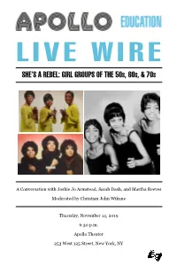 View the Live Wire Program Book