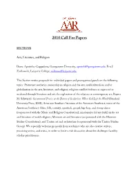 2010 Call for Papers