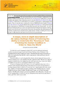 A Longer, More In-Depth Description of Sir James Darling's