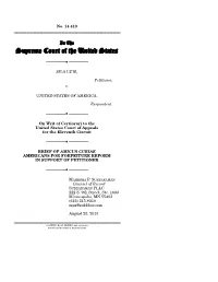 Brief Amicus Curiae of Americans For