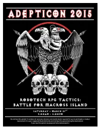 Robotech Rpg Tactics: Battle for Macross Island