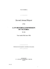 Second Annual Report