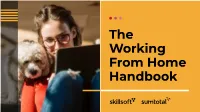 The Working from Home Handbook Table of Contents