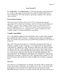 Linux Kernal II 9.1 Architecture