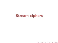 Stream Ciphers Rivest Cipher 4 (RC4)