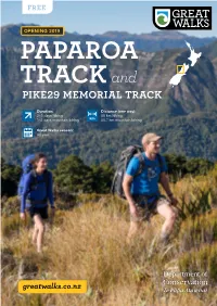 Notes & Map Paparoa Great Walk Brochure