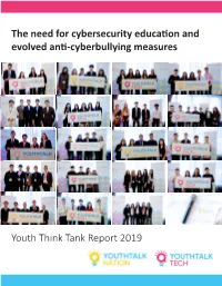 The Need for Cybersecurity Education and Evolved Anti-Cyberbullying Measures