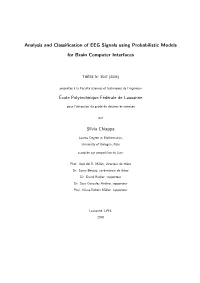 Analysis and Classification of EEG Signals Using Probabilistic Models