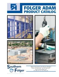 Folger Adam Product Catalog