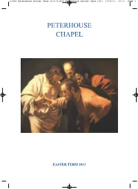Peterhouse Chapel