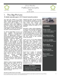 1. the Big Picture Maintained and They Will Continue to Receive Salaries Then Further IS Attack Exposes Gaps in Oil Crescent Security Posture Endorsements Are Likely